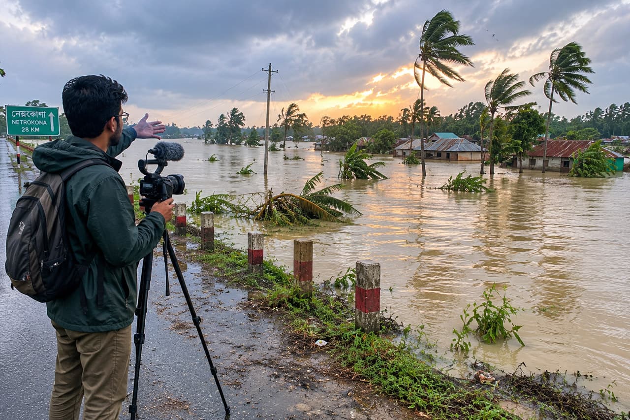 How the 2024 Floods Reshaped Netrokona: A Geo Vlog from the Flooded Districts