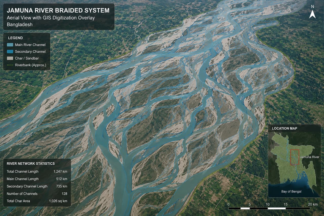 Designing a Hydrological Geodatabase for the Brahmaputra–Jamuna River System