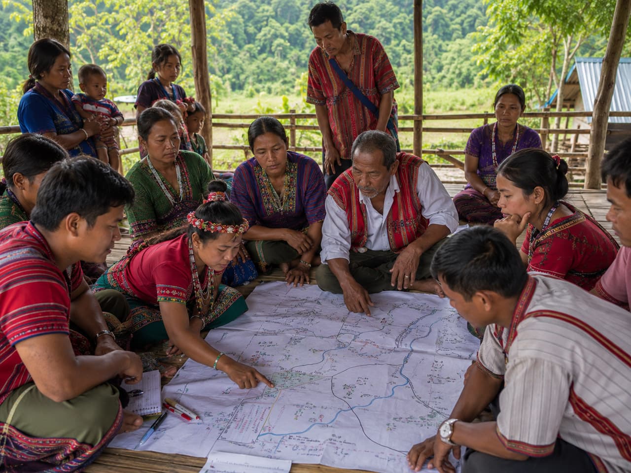 Participatory Mapping in the Chittagong Hill Tracts: Territorial Maps of the Jumma Peoples