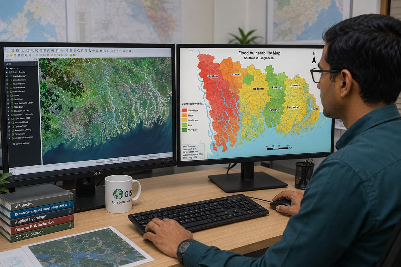 Mapping Waterlogging Vulnerability in Southwest Bangladesh Using Multi-Criteria GIS