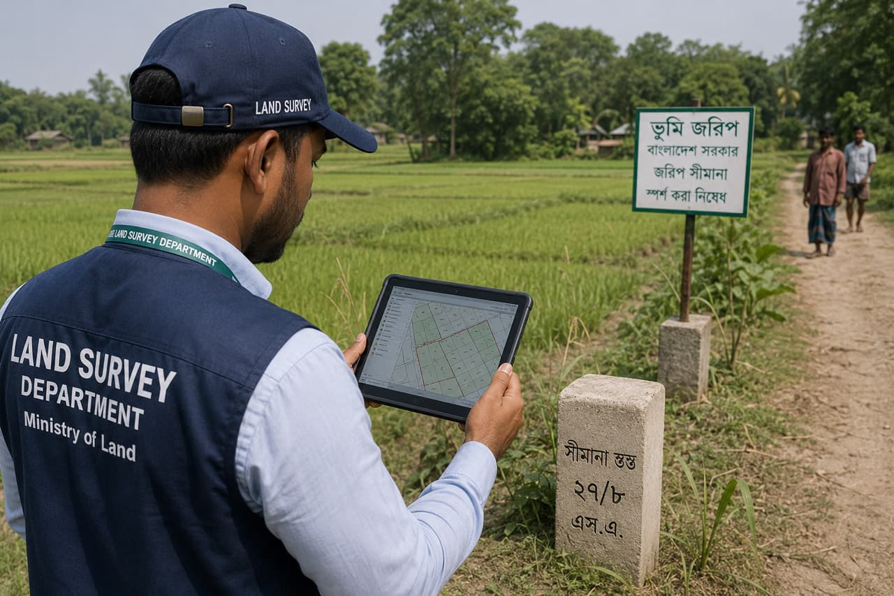 Building Bangladesh’s National Cadastral Geodatabase: Architecture and Field Validation